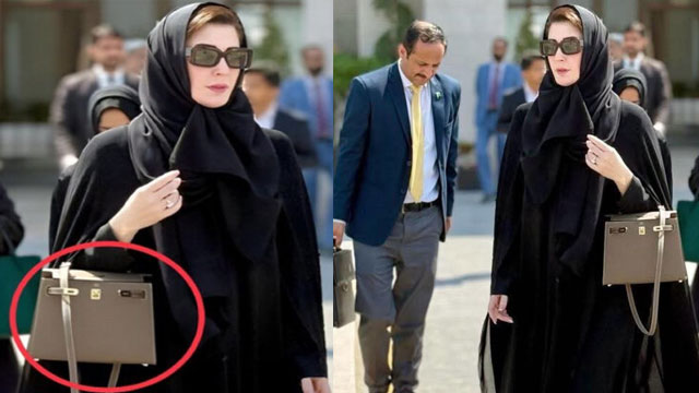 Maryam Nawaz’s $20,000 handbag at Umrah raises eyebrows