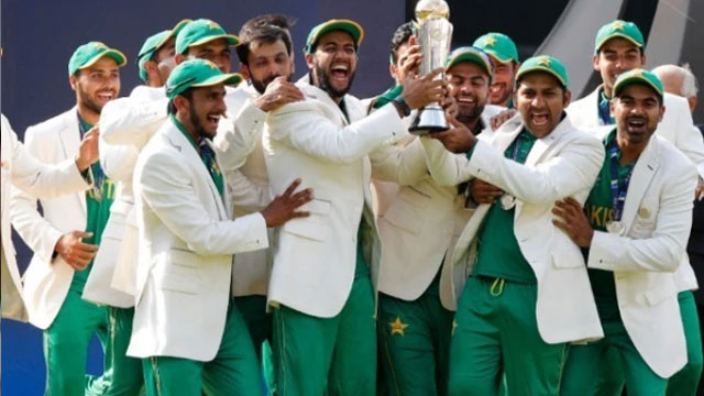 Why do Champions Trophy winning team get white jackets?