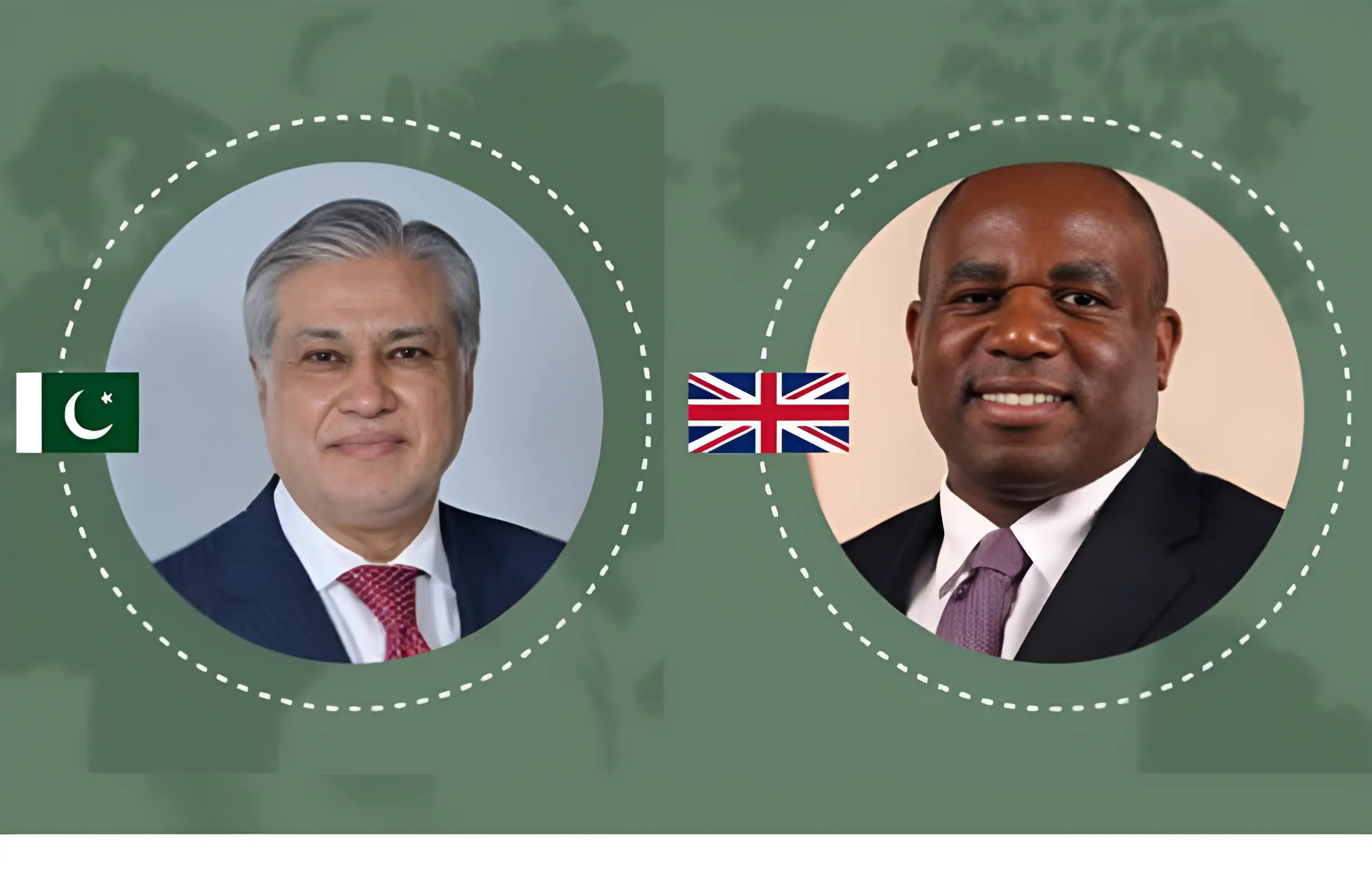 Dar briefs UK Foreign Secretary on regional situation