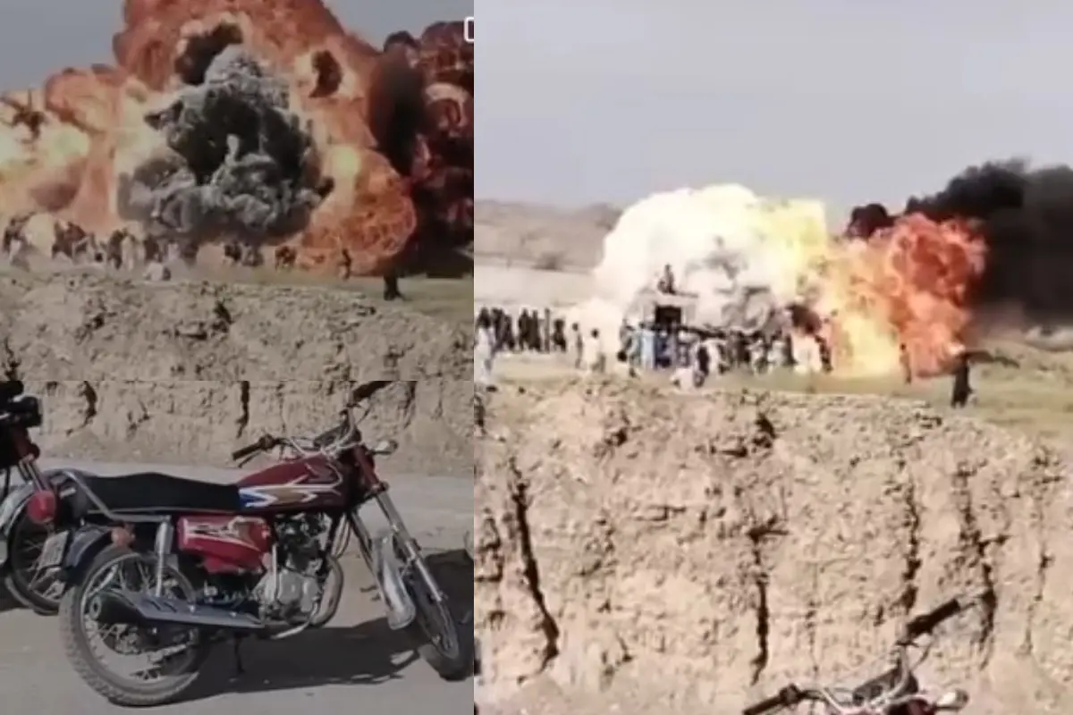 Explosion in oil-filled truck burns over 20 people in Balochistan