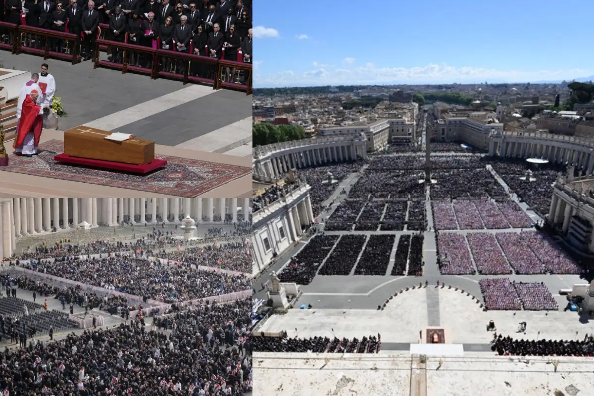 World leaders, mourners bid farewell to Pope Francis