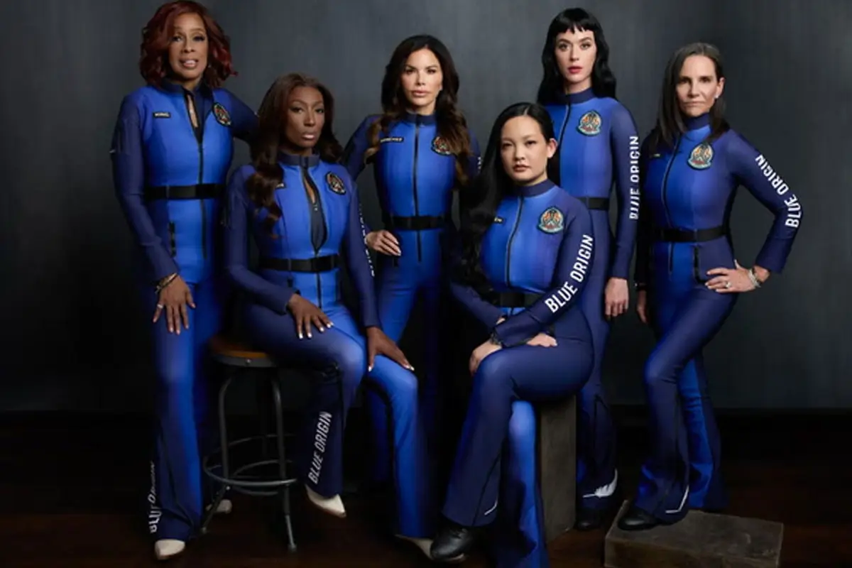 Katy Perry shares video before going into space