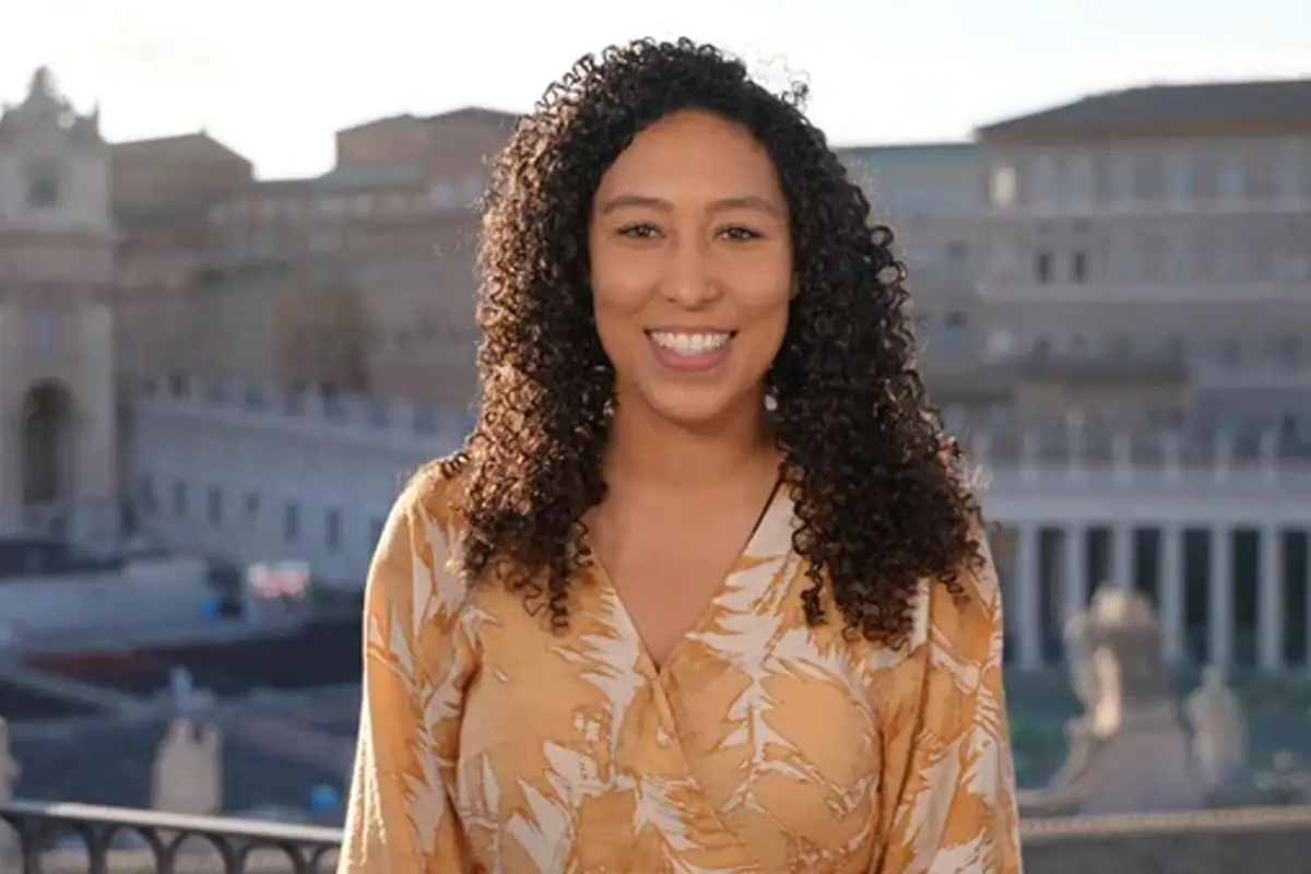 Who is Kielce Gussie? American journalist who did the first reading at Pope Francis funeral