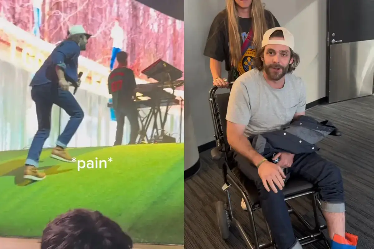 Country Music Star Thomas Rhett Falls Badly During Concert, Shares Recovery Update with Fans