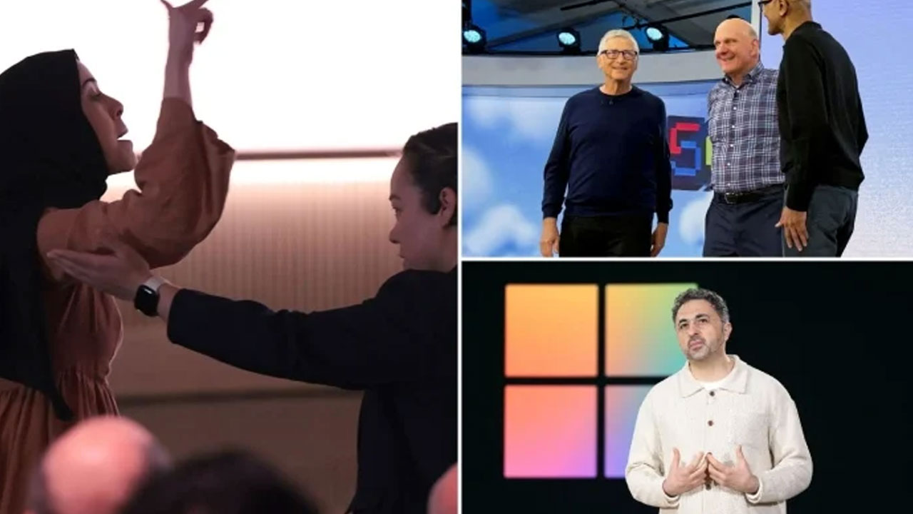 Microsoft employees protest in favour of Palestine at its 50th anniversary