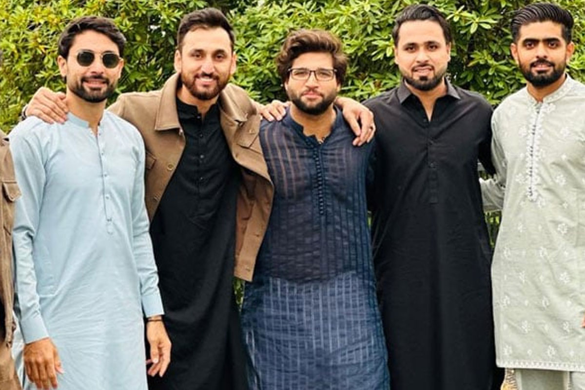 Pakistan cricket team extend Eid greetings to the nation from New Zealand