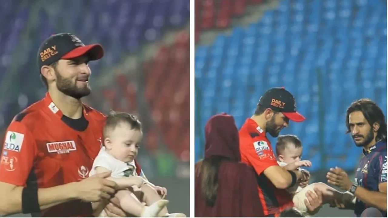 Shaheen Afridi and Insha’s son’s first pictures from stadium go viral