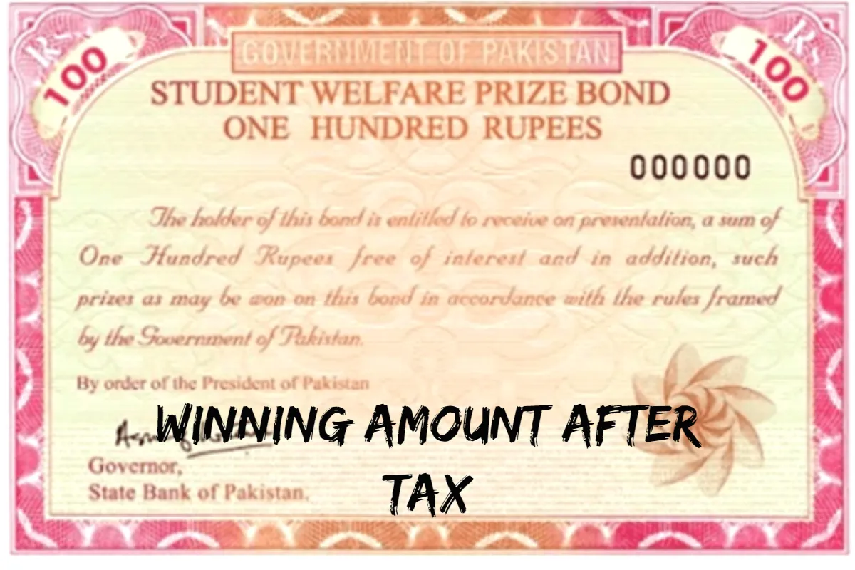 100 prize bond 1st, 2nd and 3rd winning amount after tax in 2025