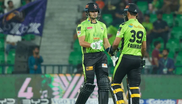 Lahore Qalandars build big score despite rain interruption