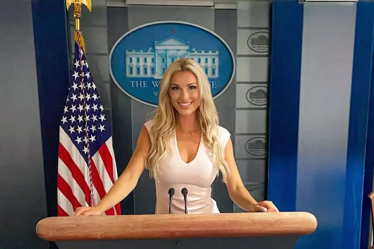 Former Trump Official Camryn Kinsey Faints on Live TV While Criticizing Biden and Harris