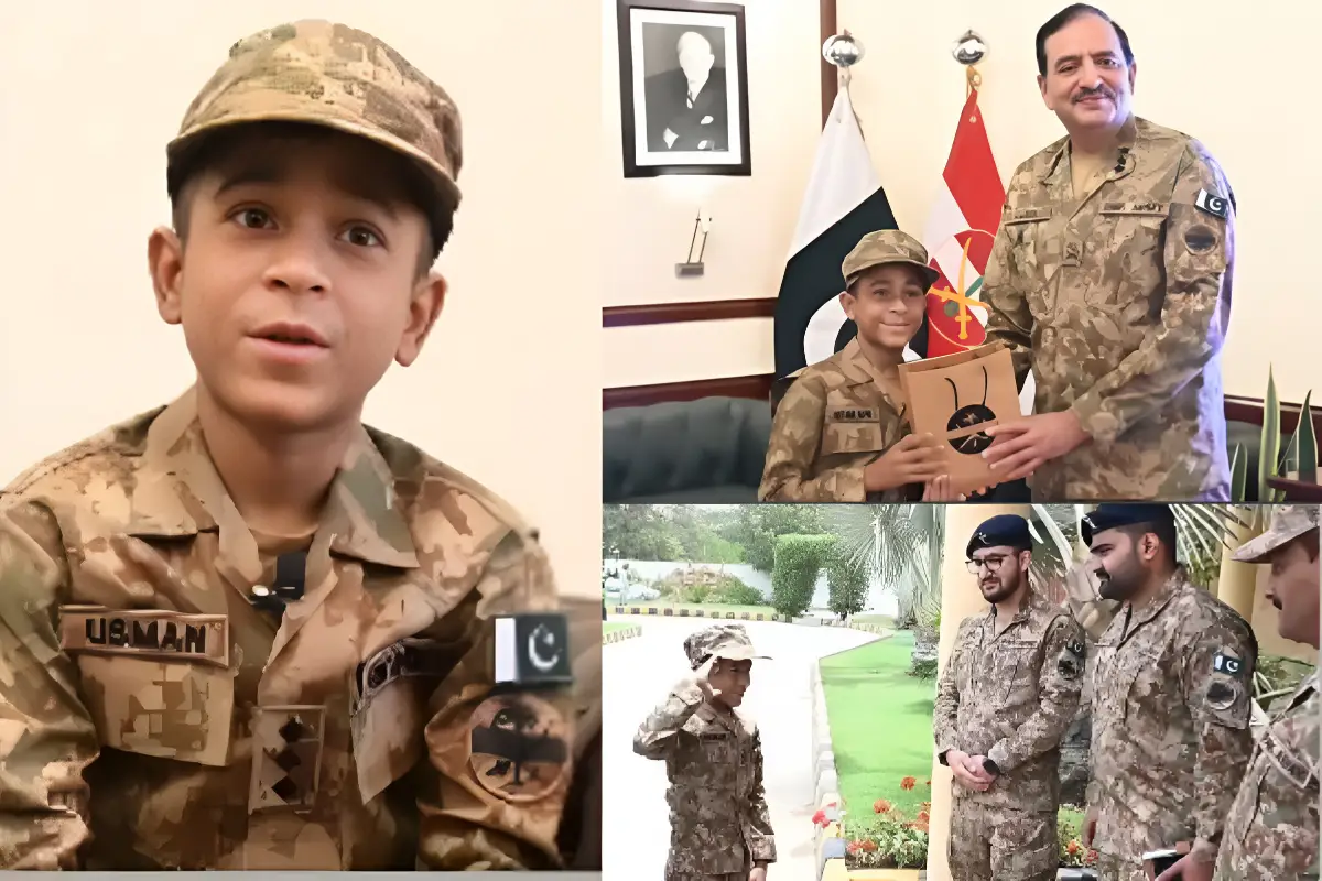 Pakistan Army fulfills wish of brave little boy battling rare disease