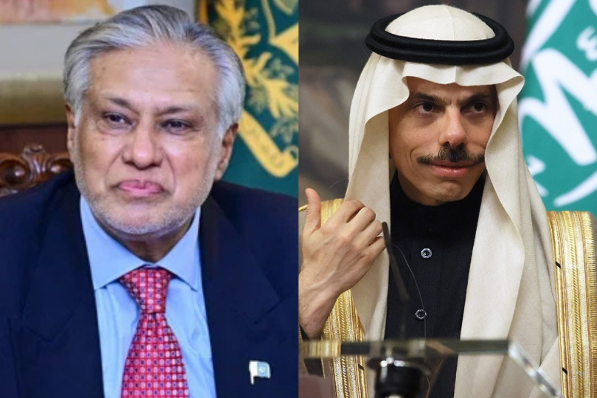 Foreign Minister Ishaq Dar Holds Telephone Talks with Saudi Counterpart Prince Faisal bin Farhan