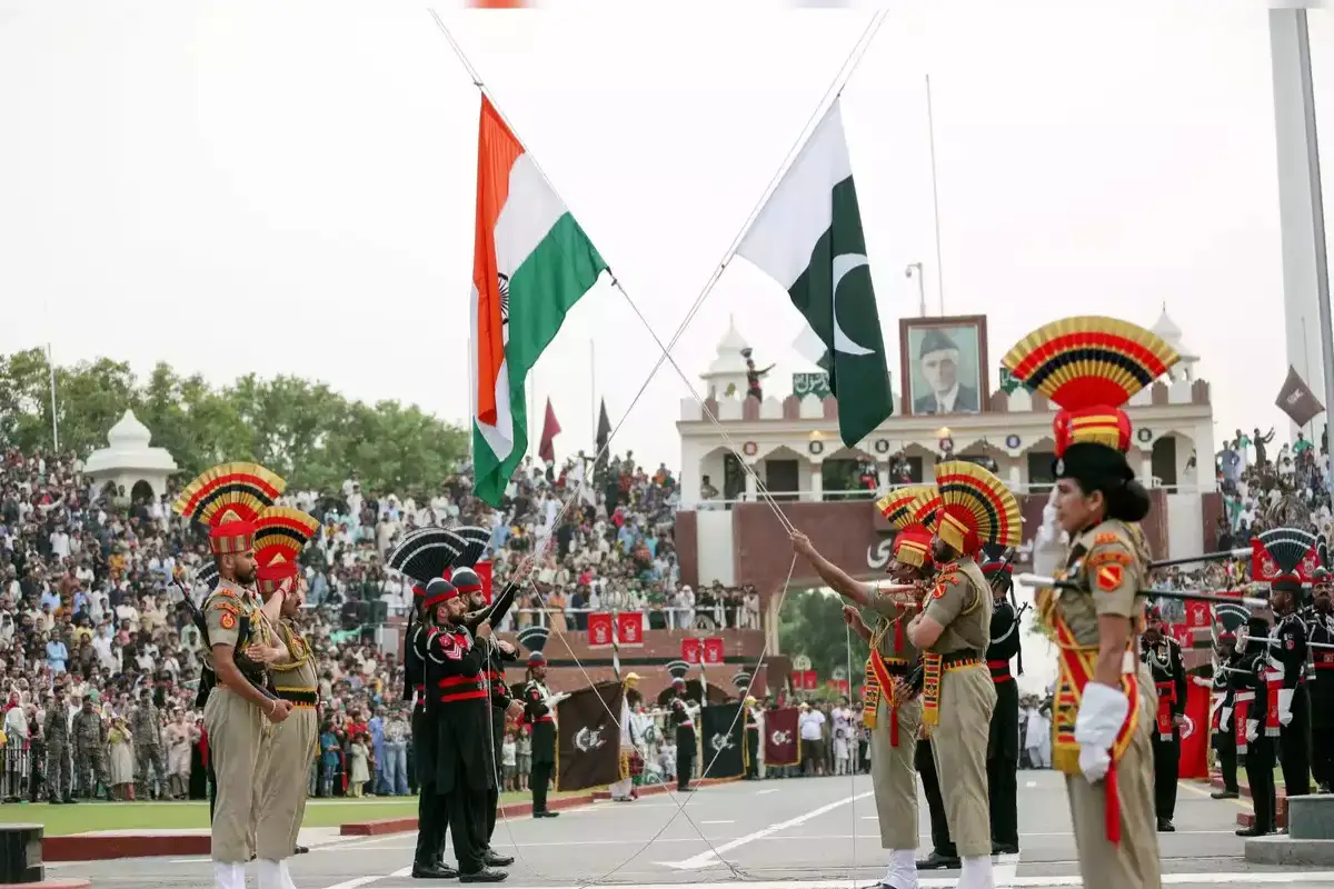 Wagah border flag ceremony draws huge support after Pahalgam incident