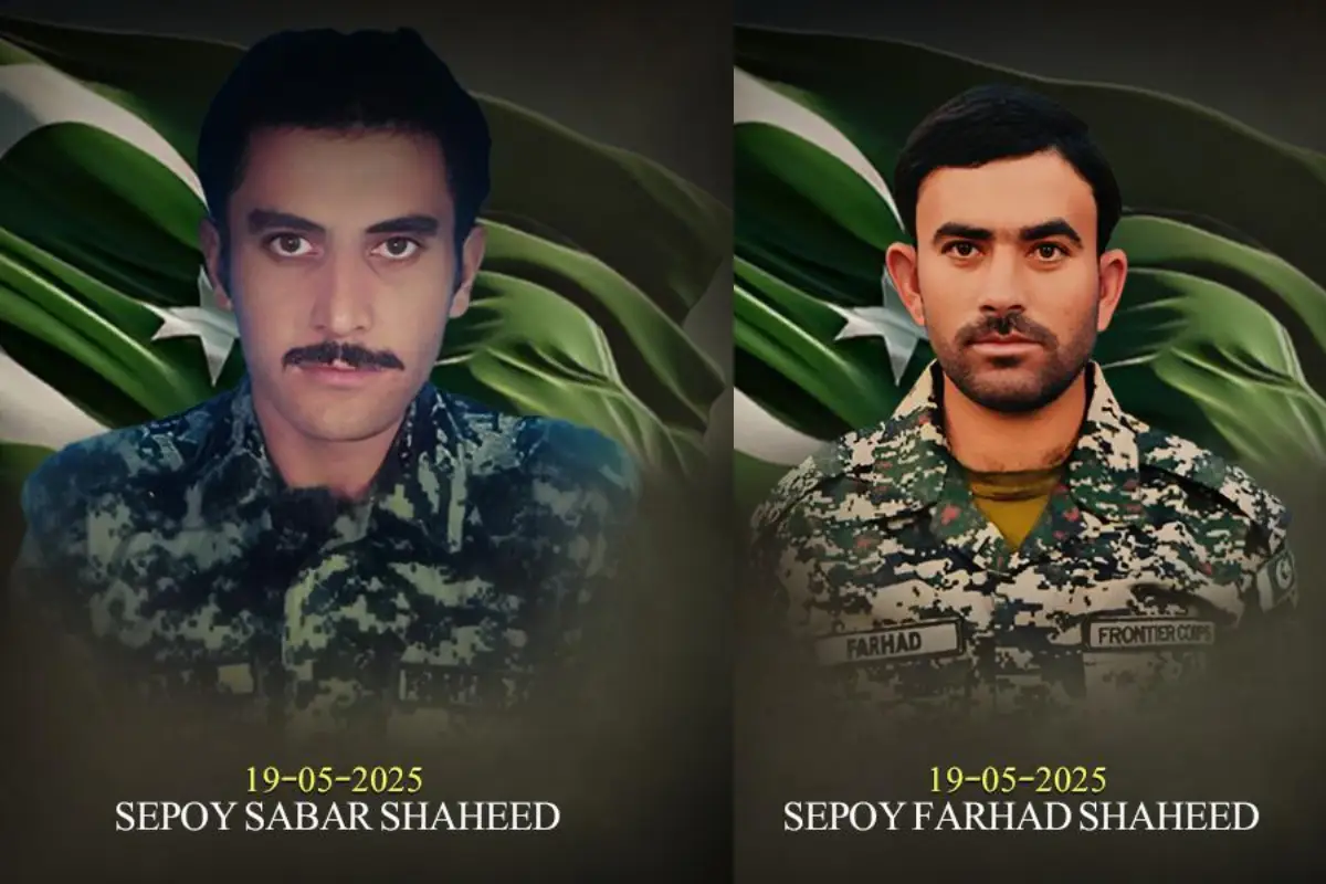 Brave Pakistani soldiers martyred while defending against Khwarij