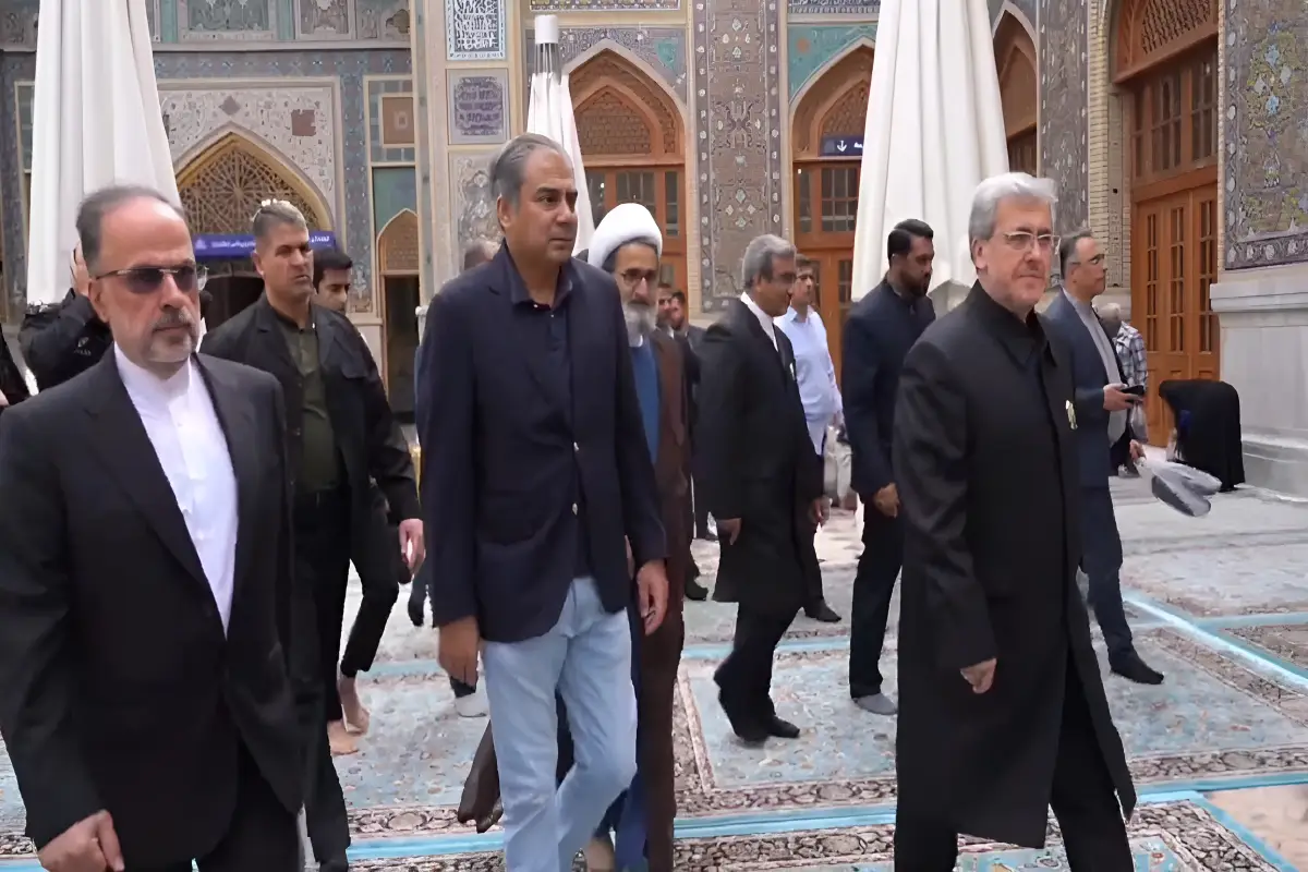 Home Minister visits Imam Reza Shrine, offers special prayers