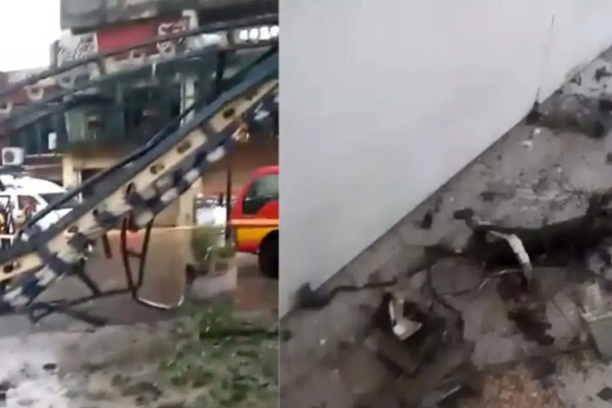 Drone attack in Rawalpindi food street near cricket stadium