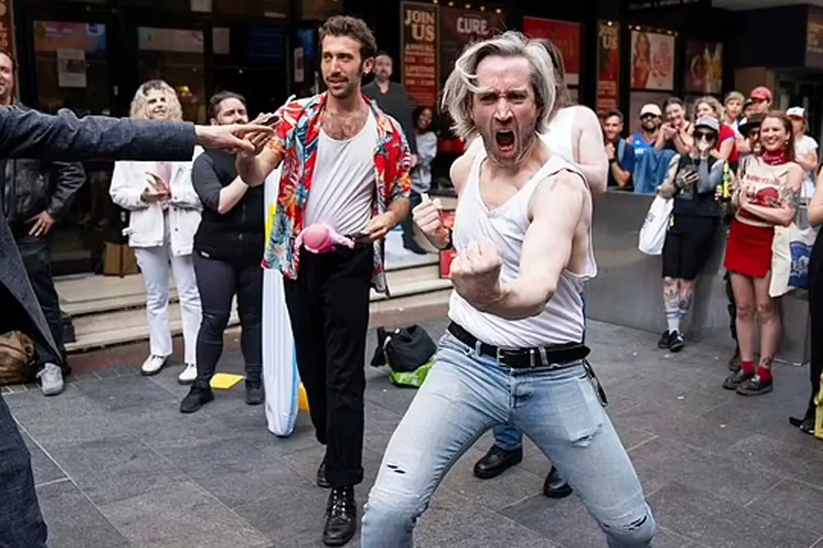 Nicolas Cage lookalikes Daniel Breuer & Patrick Doran take over London