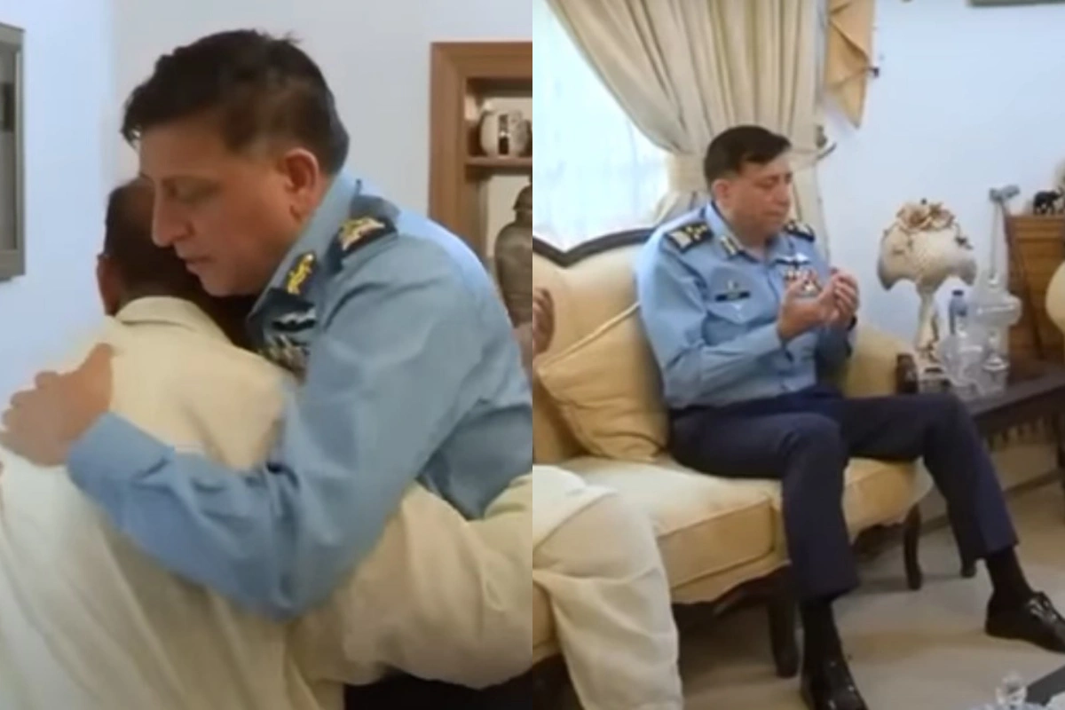 Air Chief Marshal Zaheer Ahmed Visits Martyred Squadron Leader Usman Yousaf’s Home