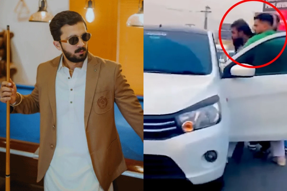 Rajab Butt Caught on Camera Assaulting Young Man in Lahore: Watch