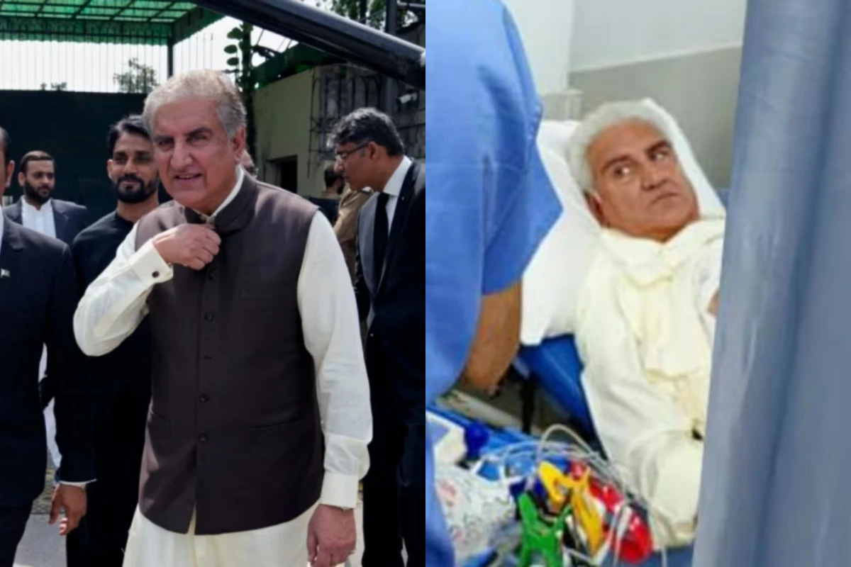 PTI leader Qureshi hospitalized after chest pain in jail