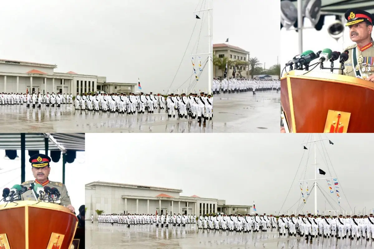 Field Marshal Asim Munir Attends Pakistan Naval Academy Commissioning Parade
