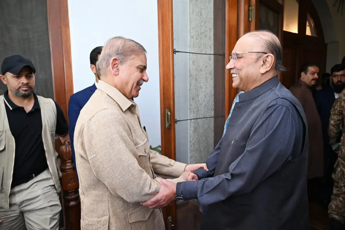 PM meets Zardari, reviews cooperation between allied parties