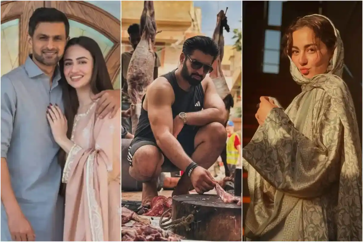 Eid ul Adha 2025: Pakistani Celebrities Share First Day Celebrations