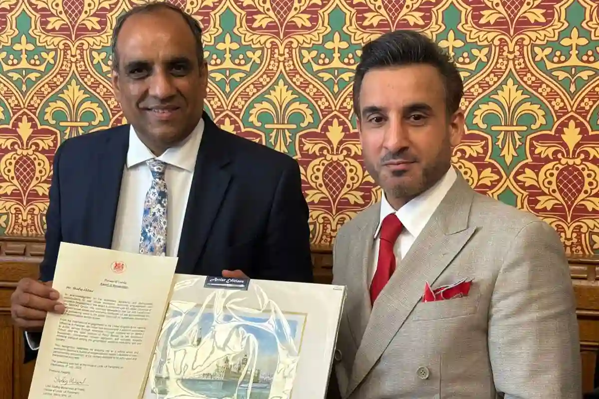 British Pakistani Honoured at UK Parliament for Trailblazing Leadership in Real Estate, Economic Empowerment & Inclusive Growth