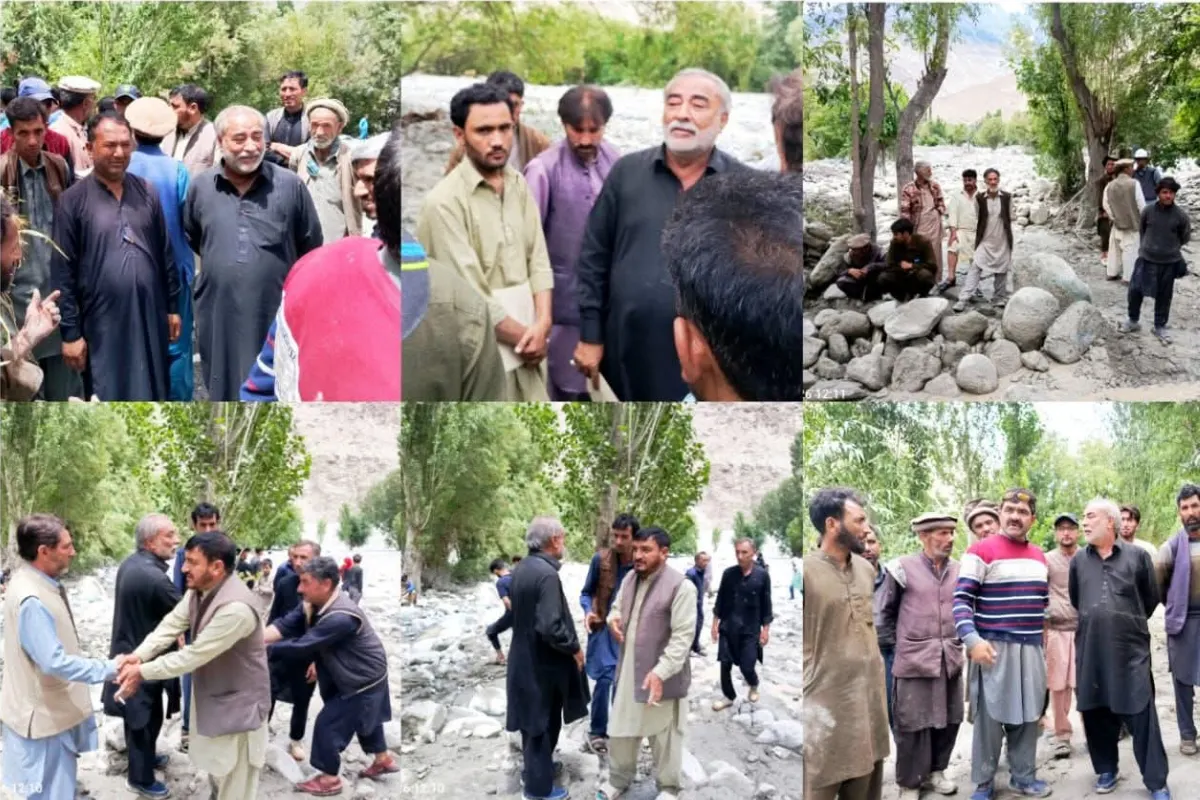 Imran Nadeem Visits Flood-Hit Tisar Shigar, Assures Relief