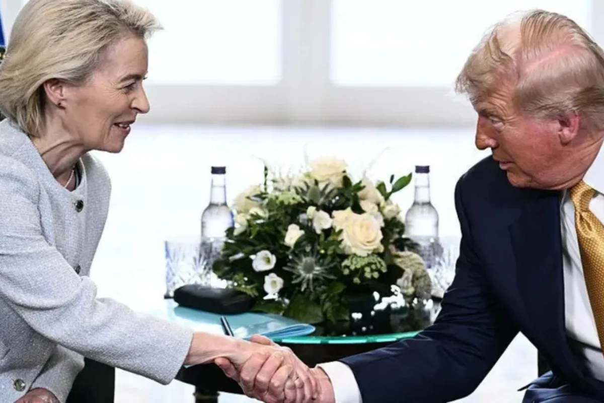 President Trump Meets EU Chief, Discusses various global issues