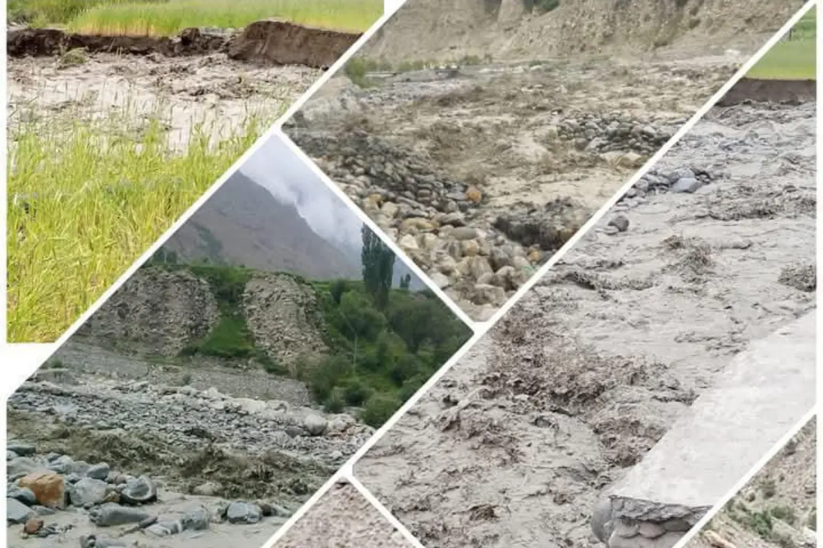 Flash Flood Causes Heavy Damage in Sino Braldo, Shigar