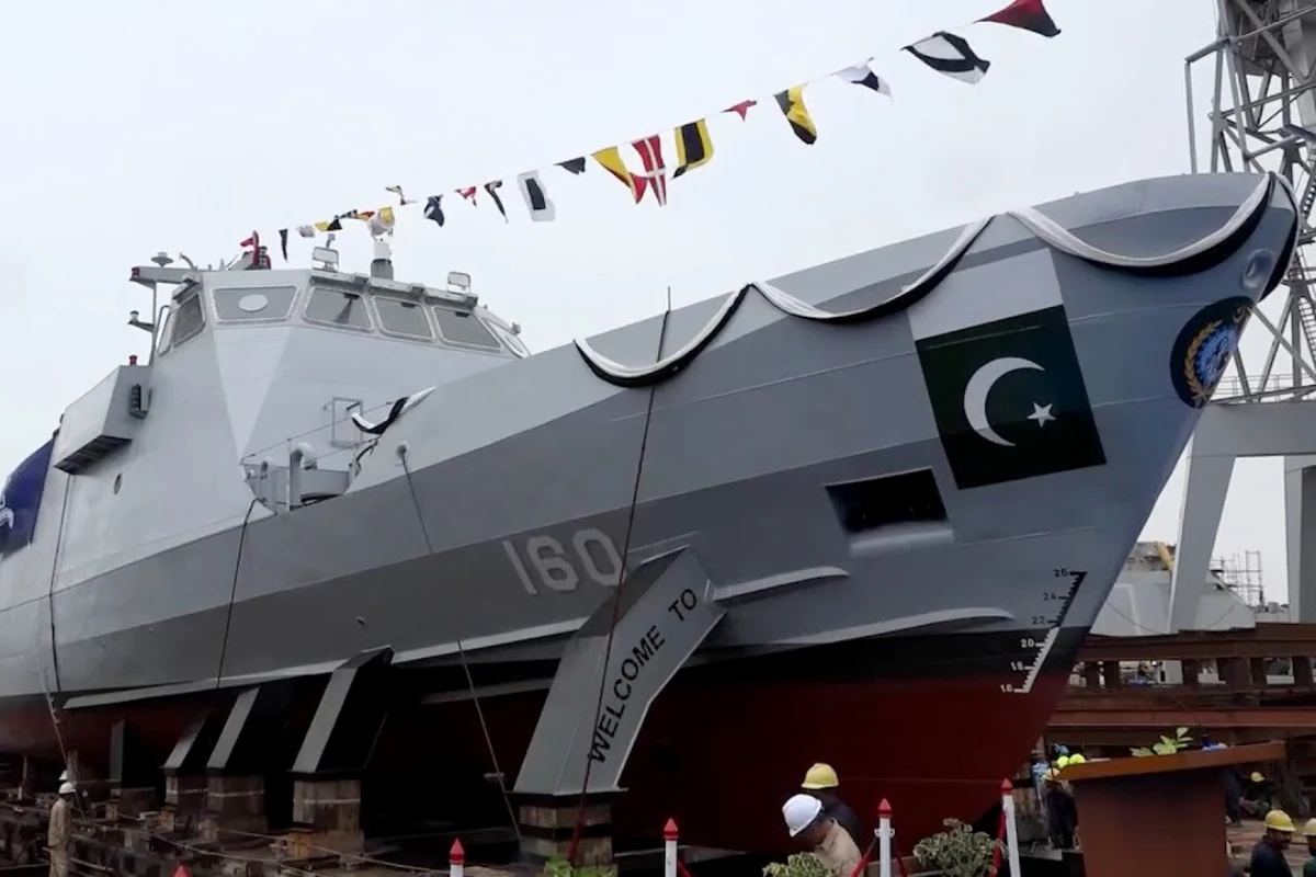 Pakistan Navy launches new PNS Sahiwal gun boat