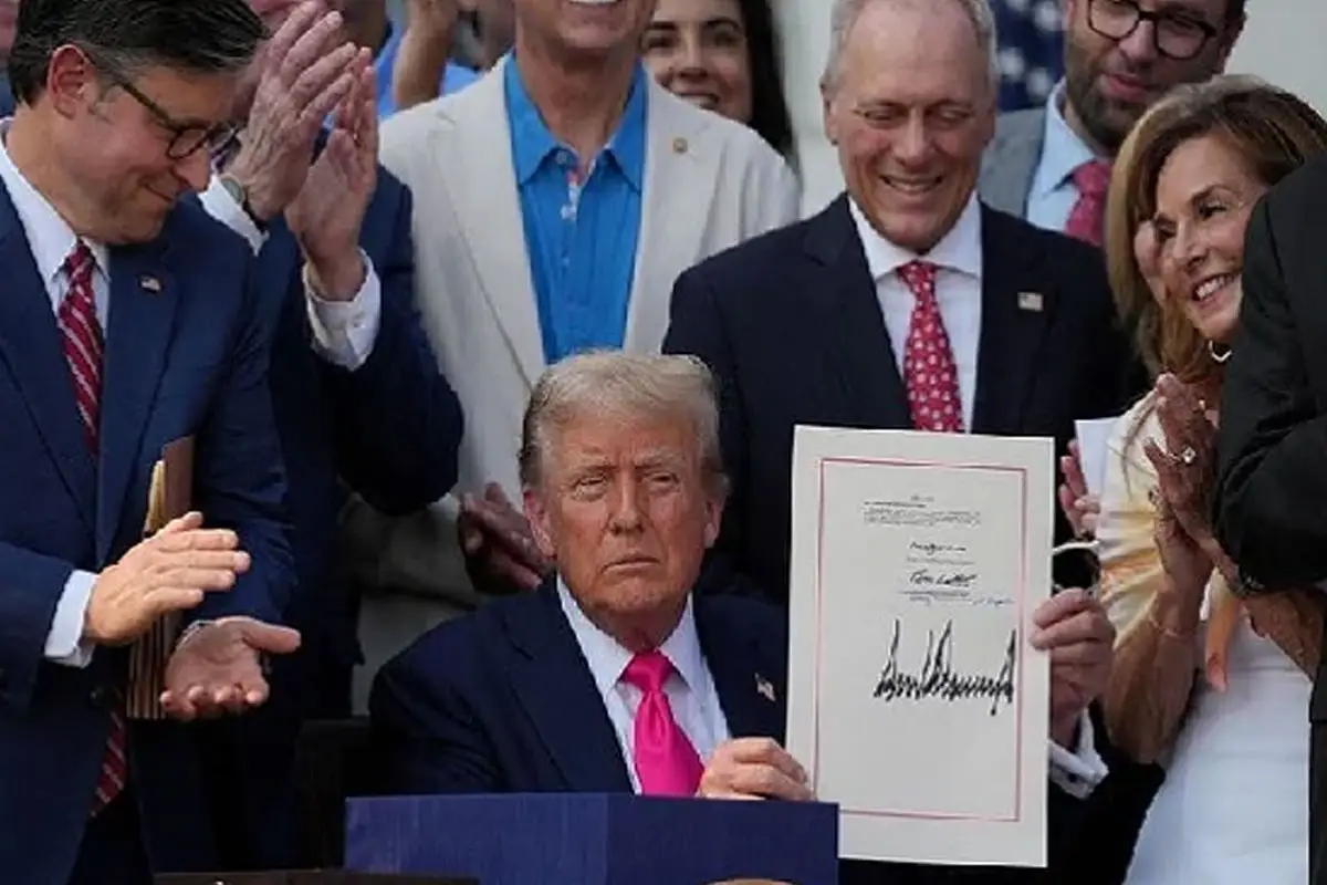 Trump signs the sweeping spending and tax legislation, known as”One Big Beautiful Bill Act”