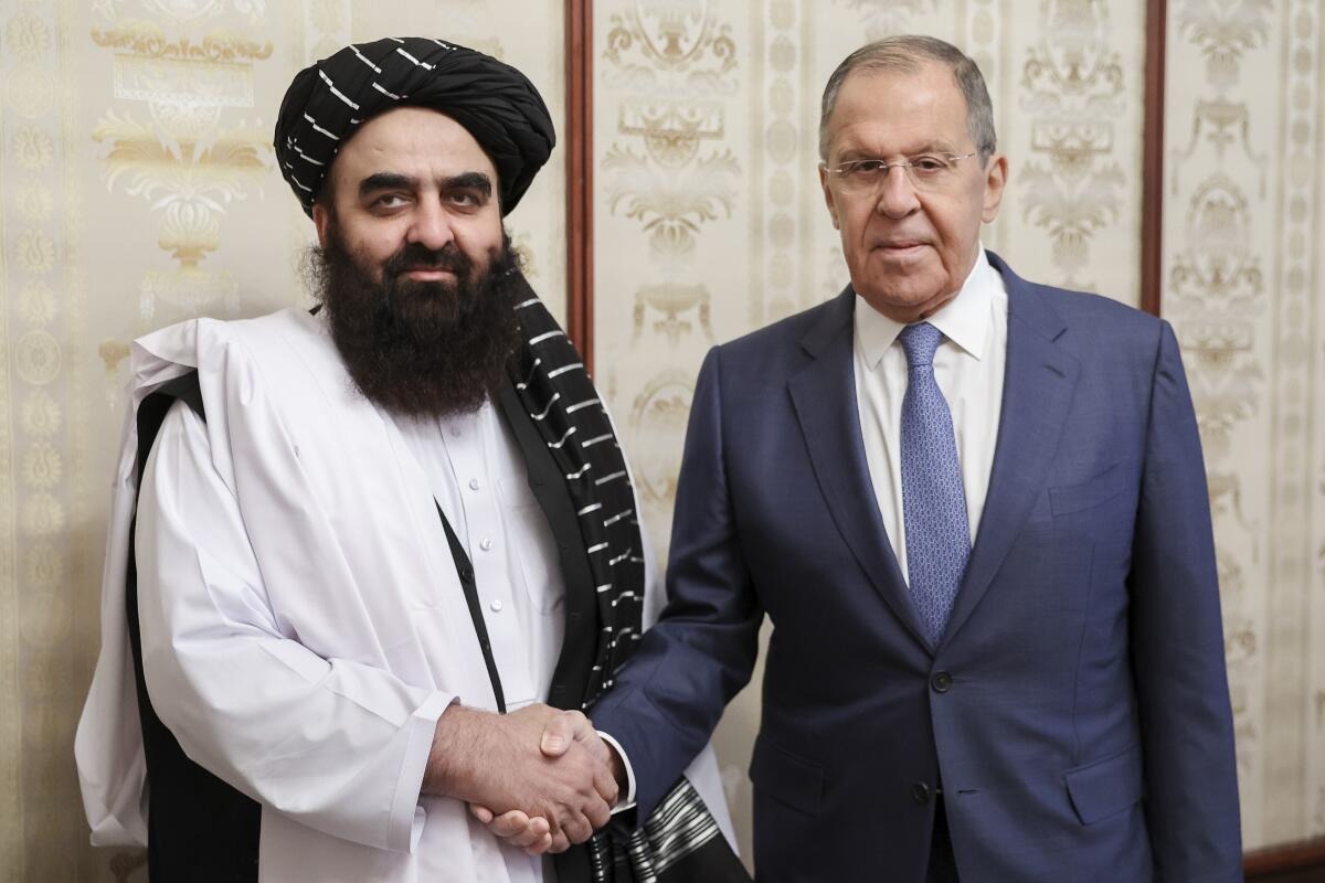 Russia Becomes First Country to Accept Taliban Government