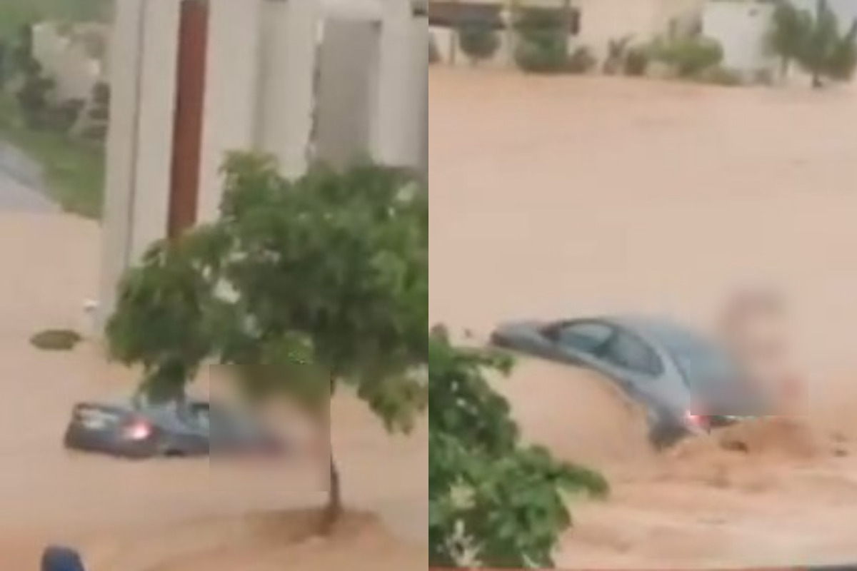 Tragic Incident: Father, Daughter Swept Away in Rainwater Drain During Heavy Rain in Rawalpindi