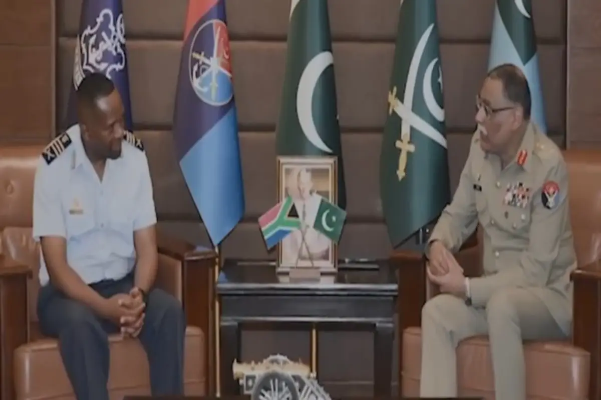 CJCSC General Sahir Shamshad Mirza Meets South Africa Chief of Air Force to Discuss Bilateral Cooperation