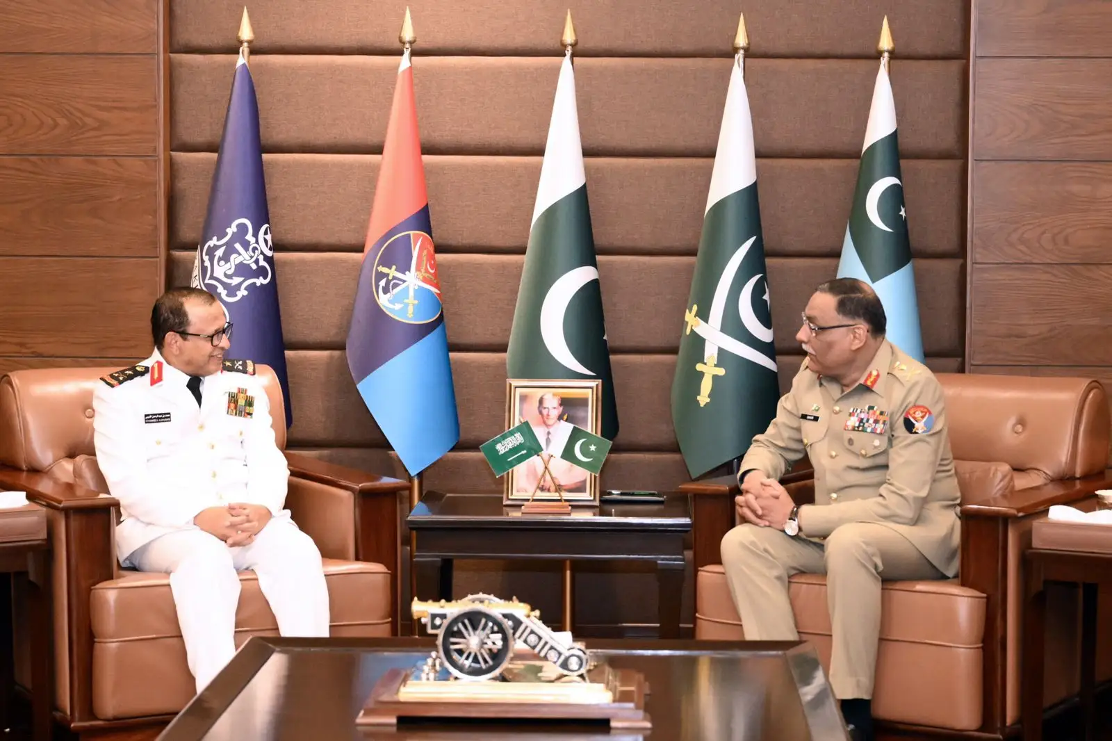 Saudi Naval Chief Meets CJCSC, Discuss Maritime Security, Bilateral Defence Cooperation
