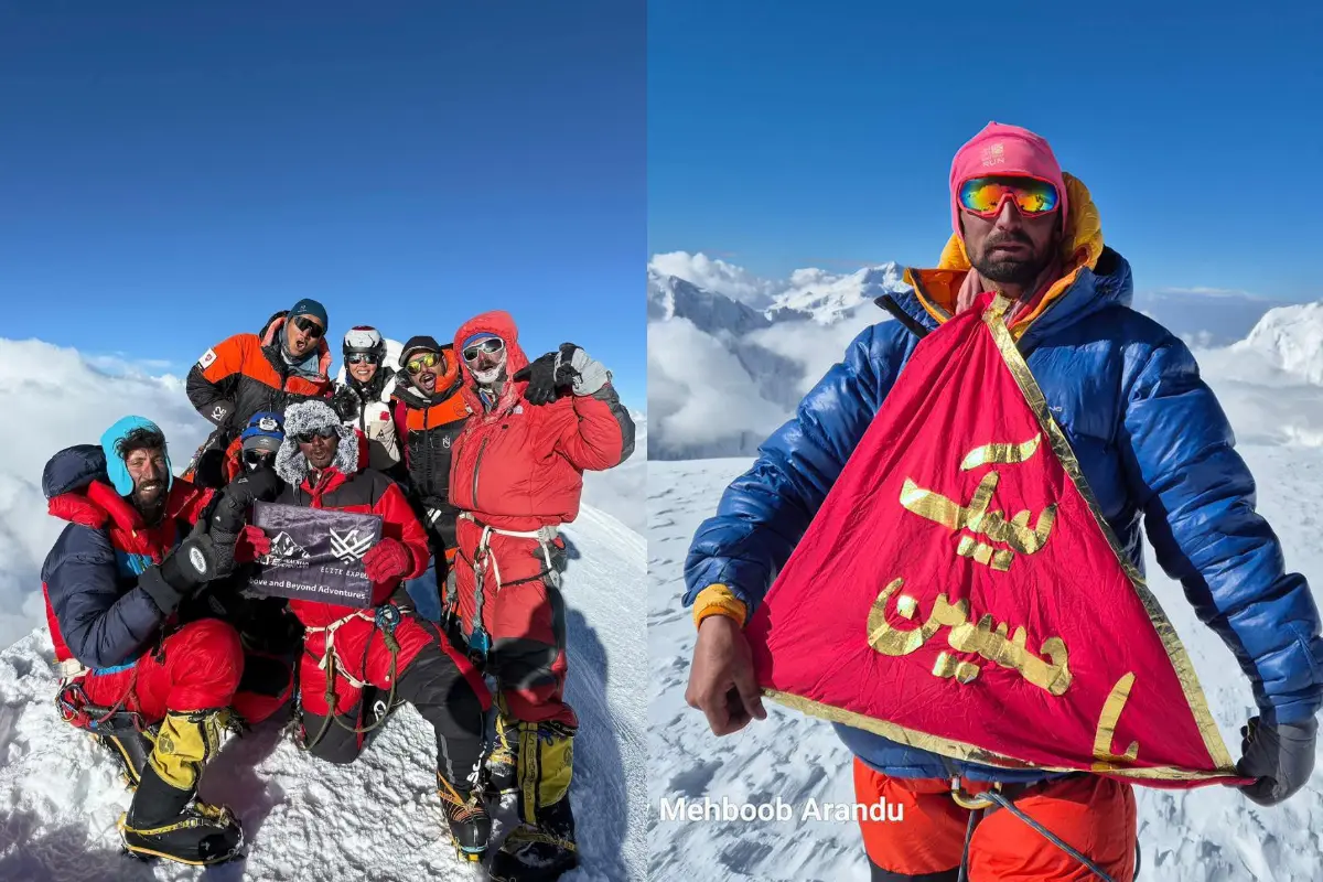 Mehboob Ali from Remote Arandu Village Summit Gasherbrum I