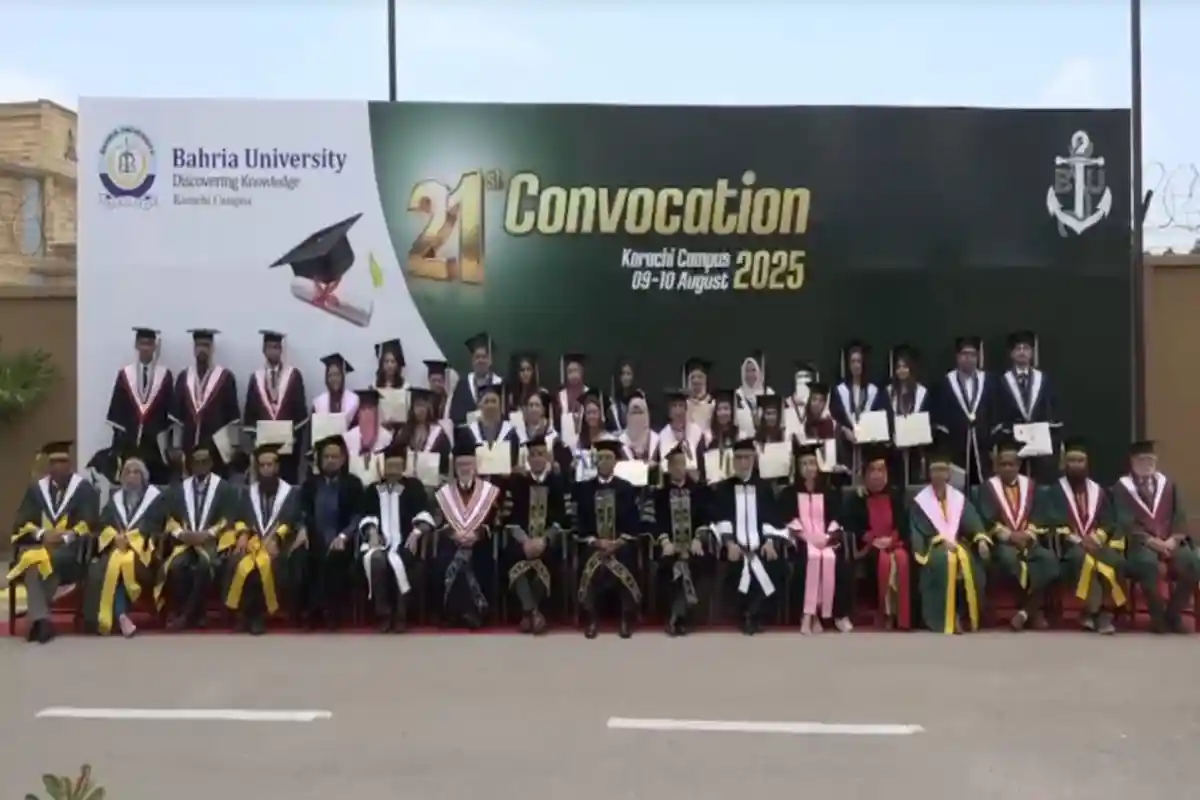 Naval Chief Admiral Naveed Ashraf Attends Bahria University 21st Convocation