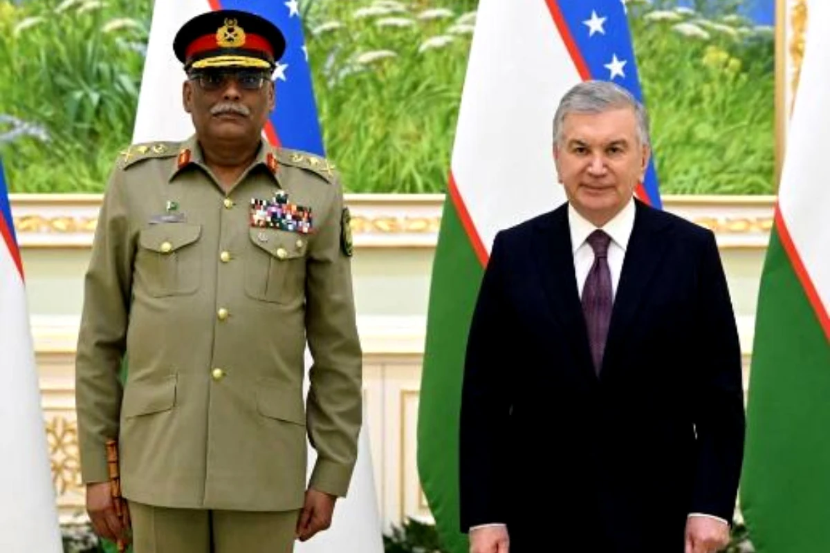 CJCSC General Sahir Shamshad Mirza Visits Uzbekistan
