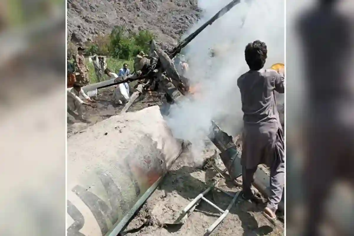 Pak Army MI-17 Helicopter Crashes Near Hudor Village, Five Crew Members Martyred