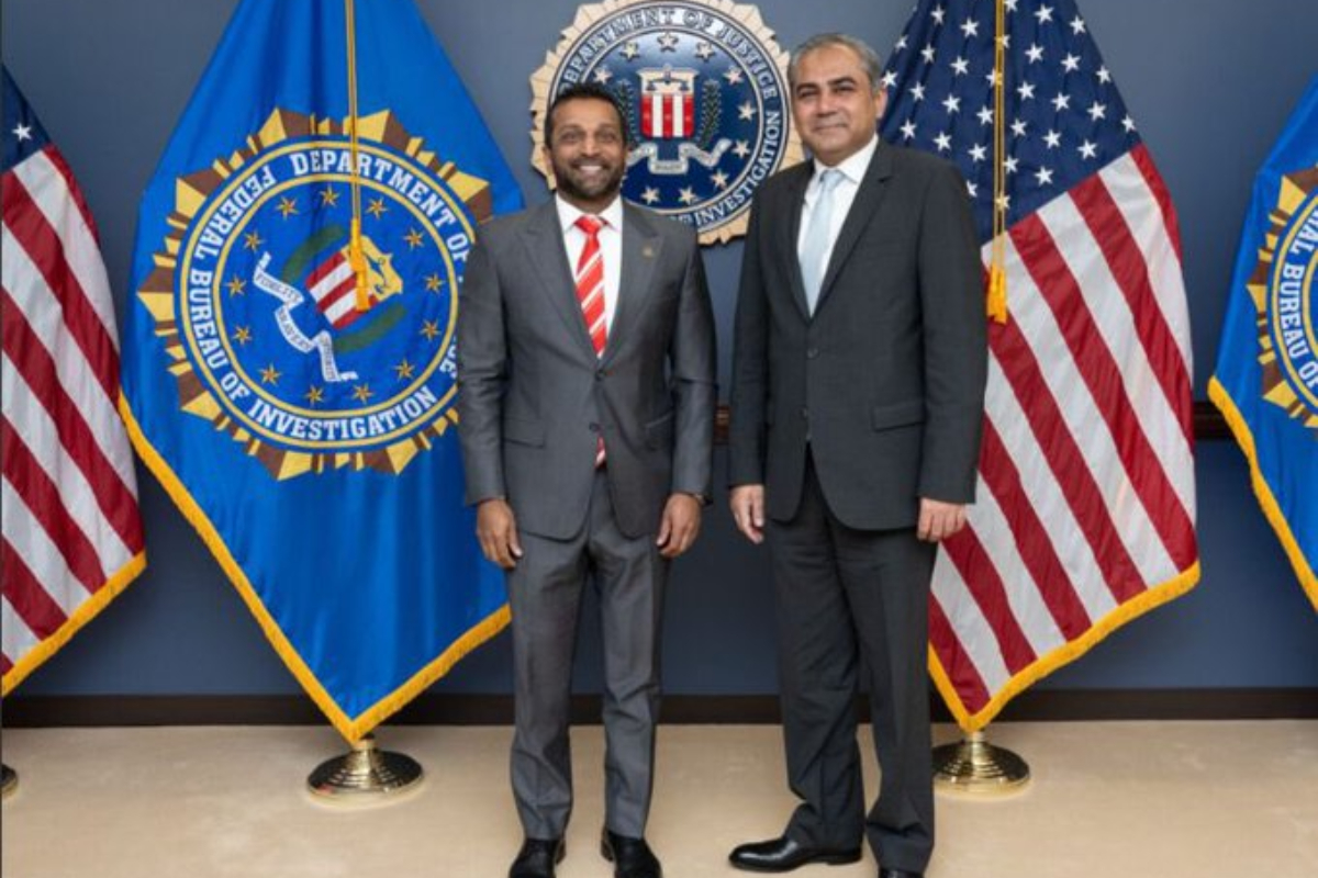 Mohsin Naqvi Meets FBI Director to Strengthen Security Cooperation