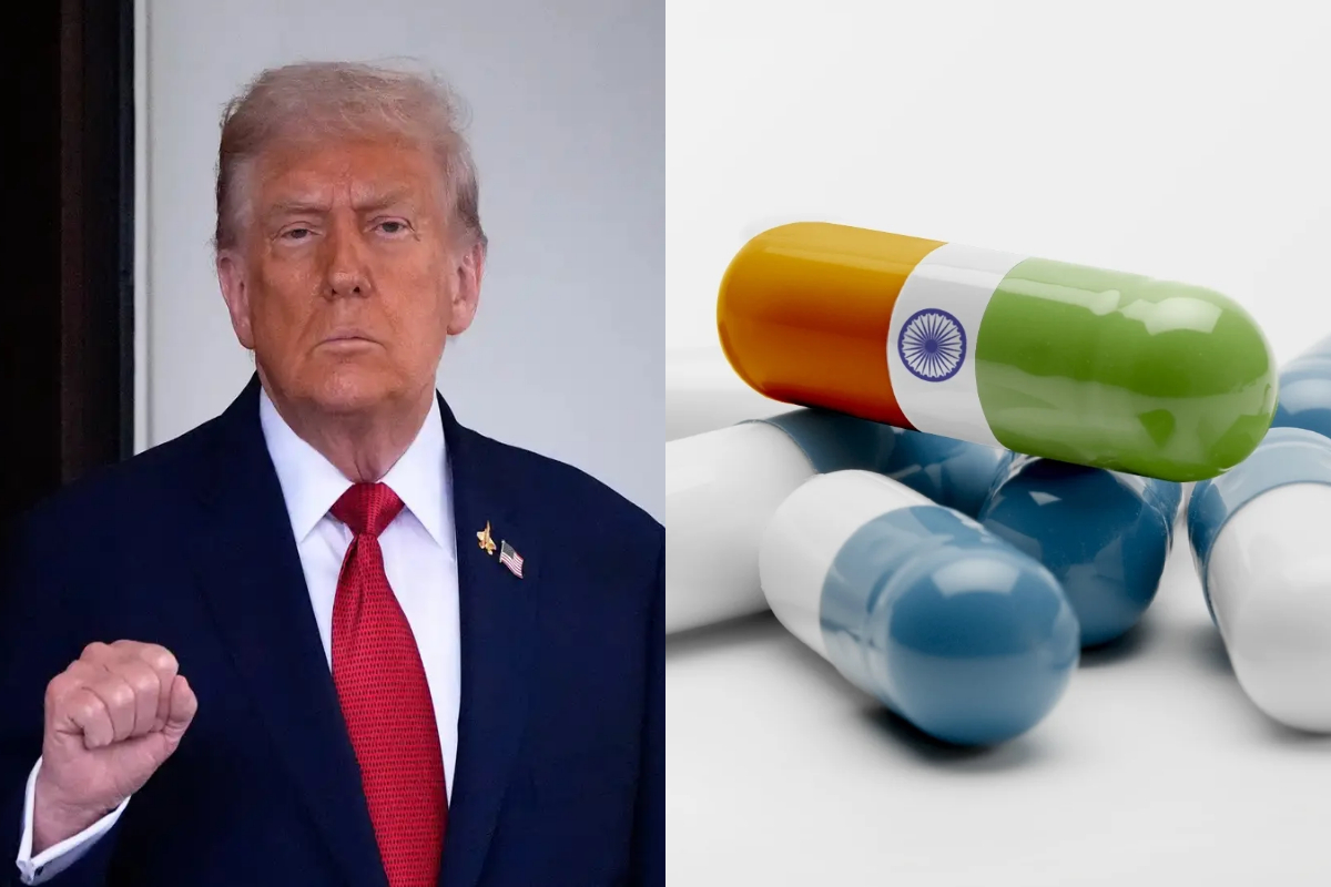 Indian Pharma Stocks Drop After Trump Announces 100% Tariff on Branded Drugs
