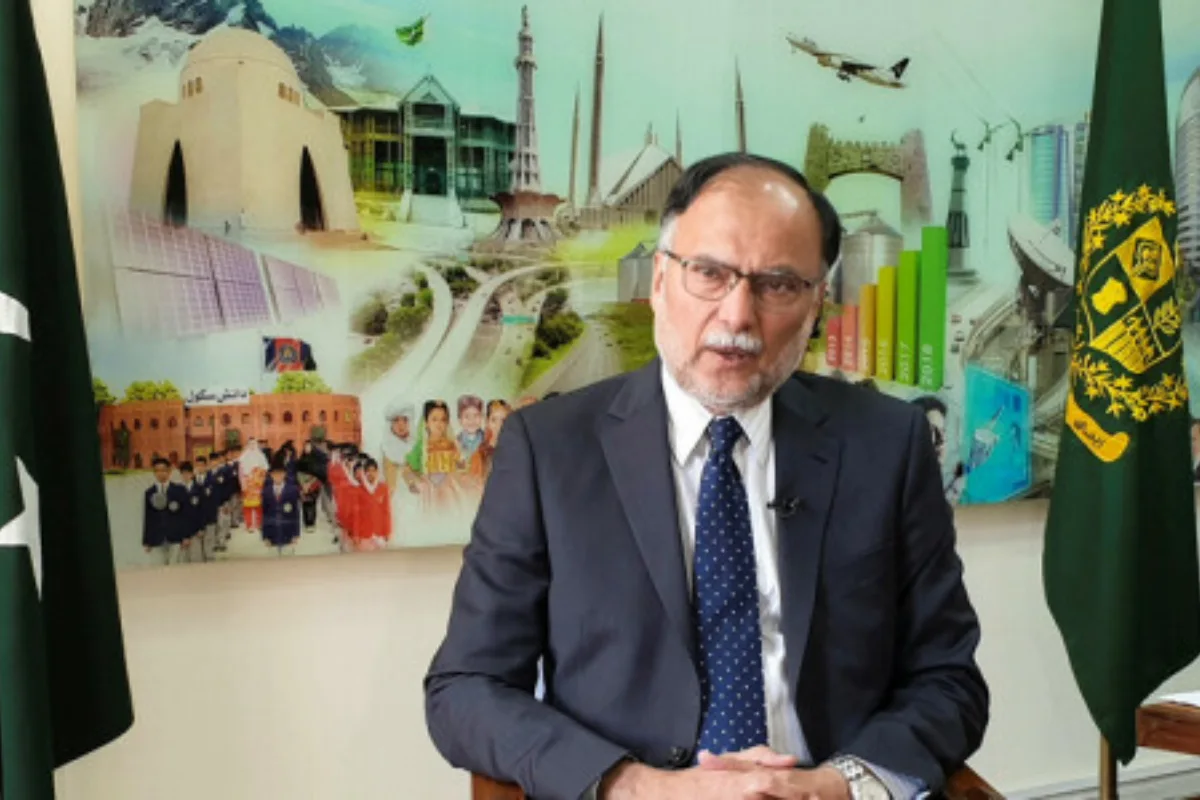 Ahsan Iqbal Visits Flood-Hit Areas, Slams India Over Water Politics