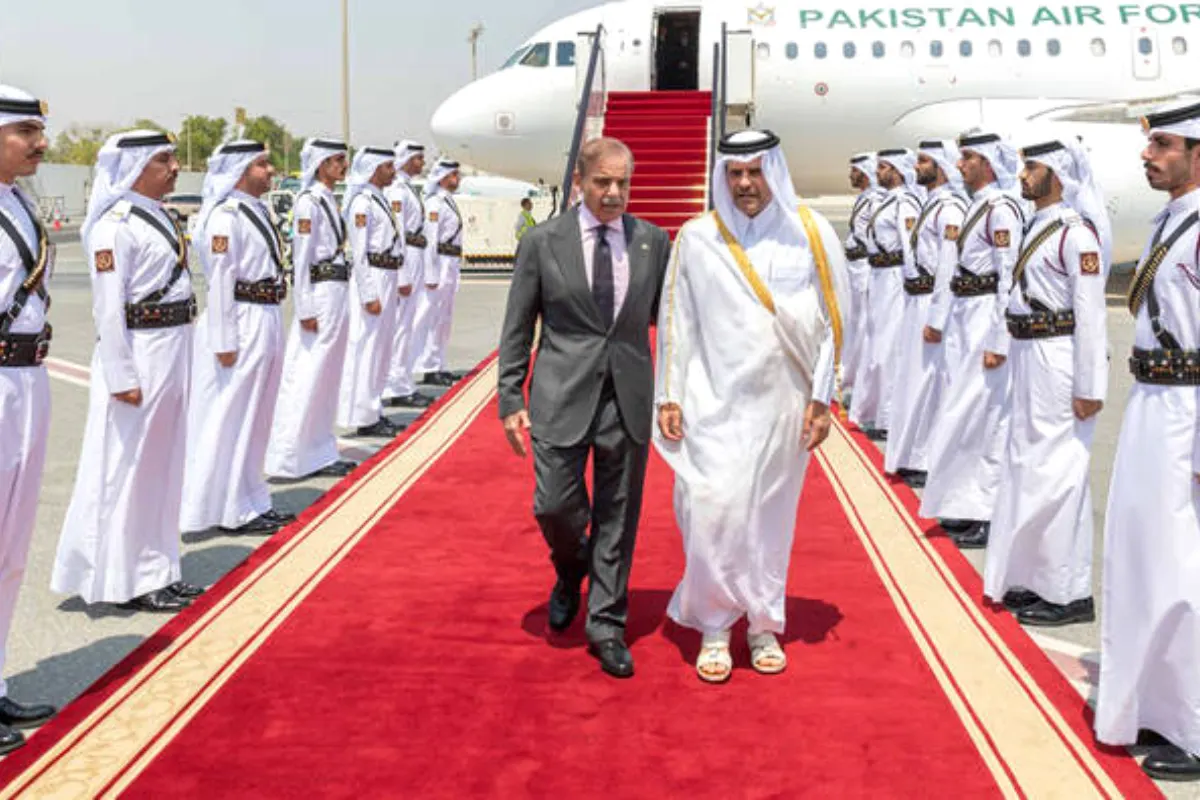 PM Shehbaz arrives in Doha to support Qatar after Israeli attack