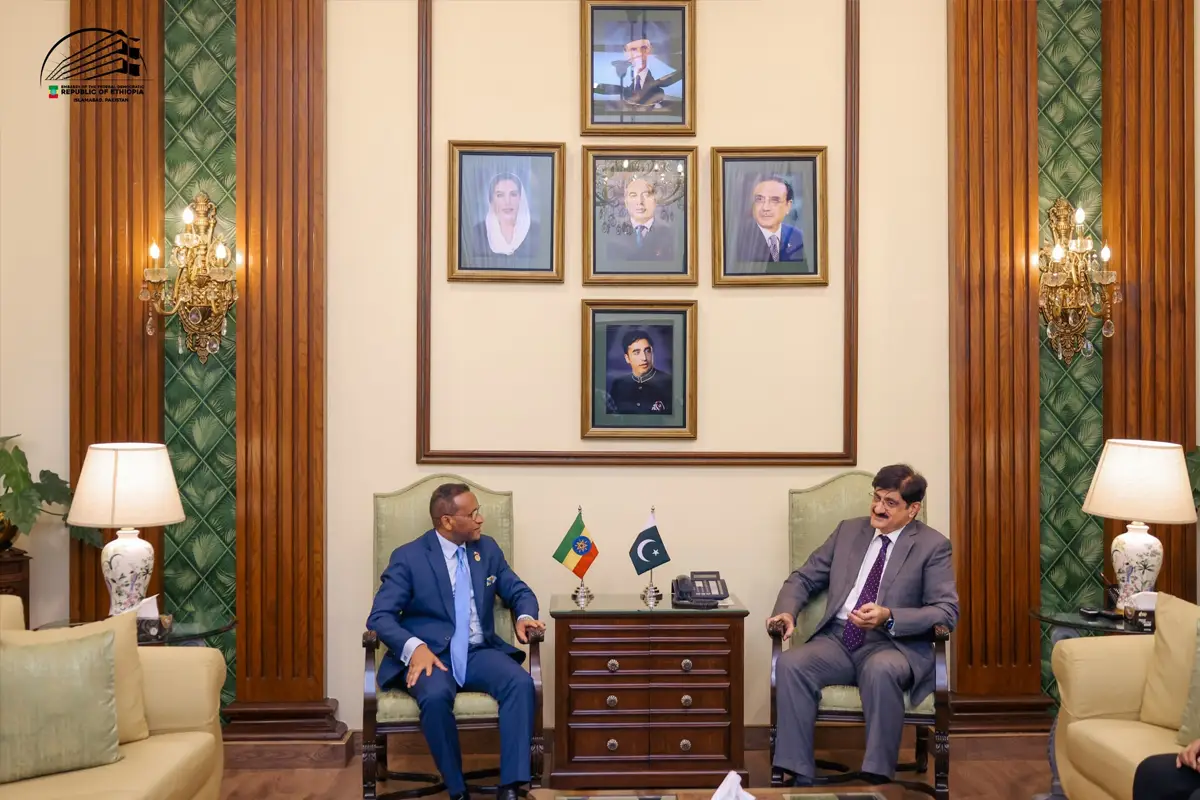 CM Sindh Lauds Ethiopian Airlines as Key Instrument of Look Africa & Engage Africa Policies