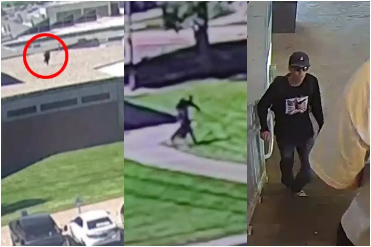 CCTV Captures Charlie Kirk Shooter Escaping Rooftop After Fatal Attack