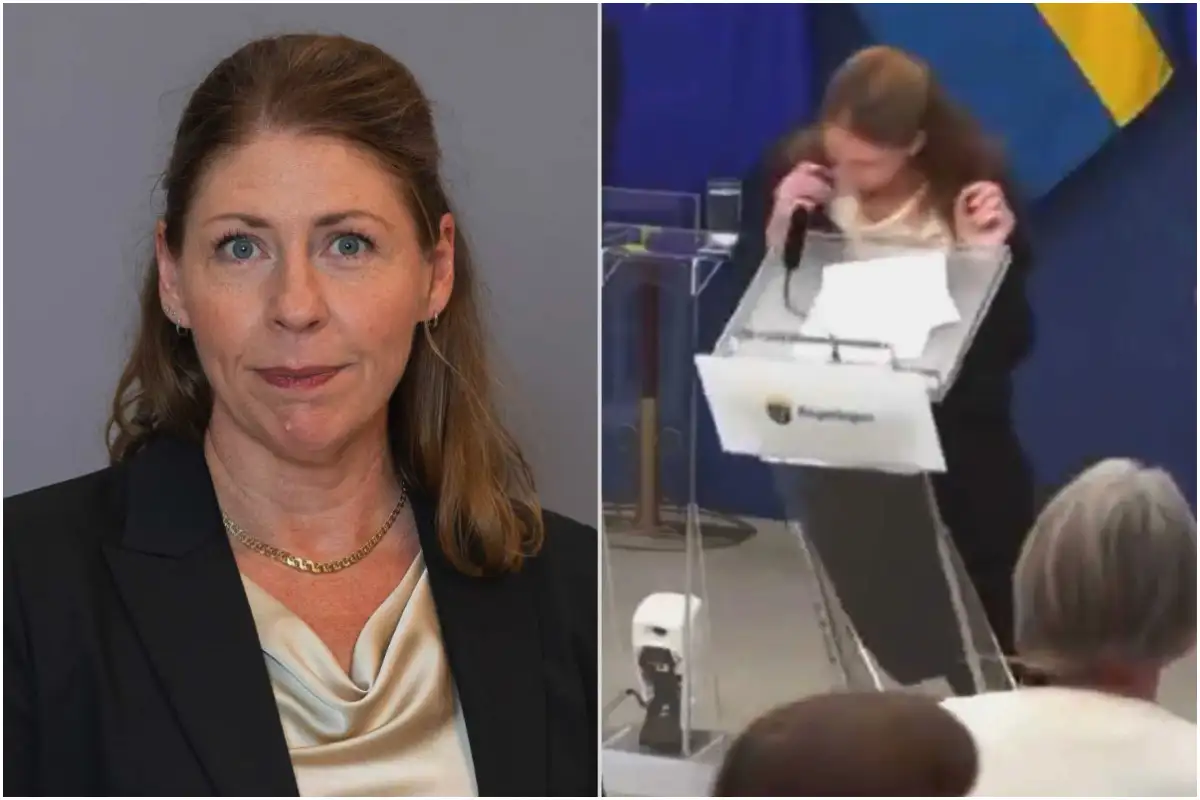 Who is Elisabet Lann? Sweden’s New Health Minister Collapses at First Press Briefing!