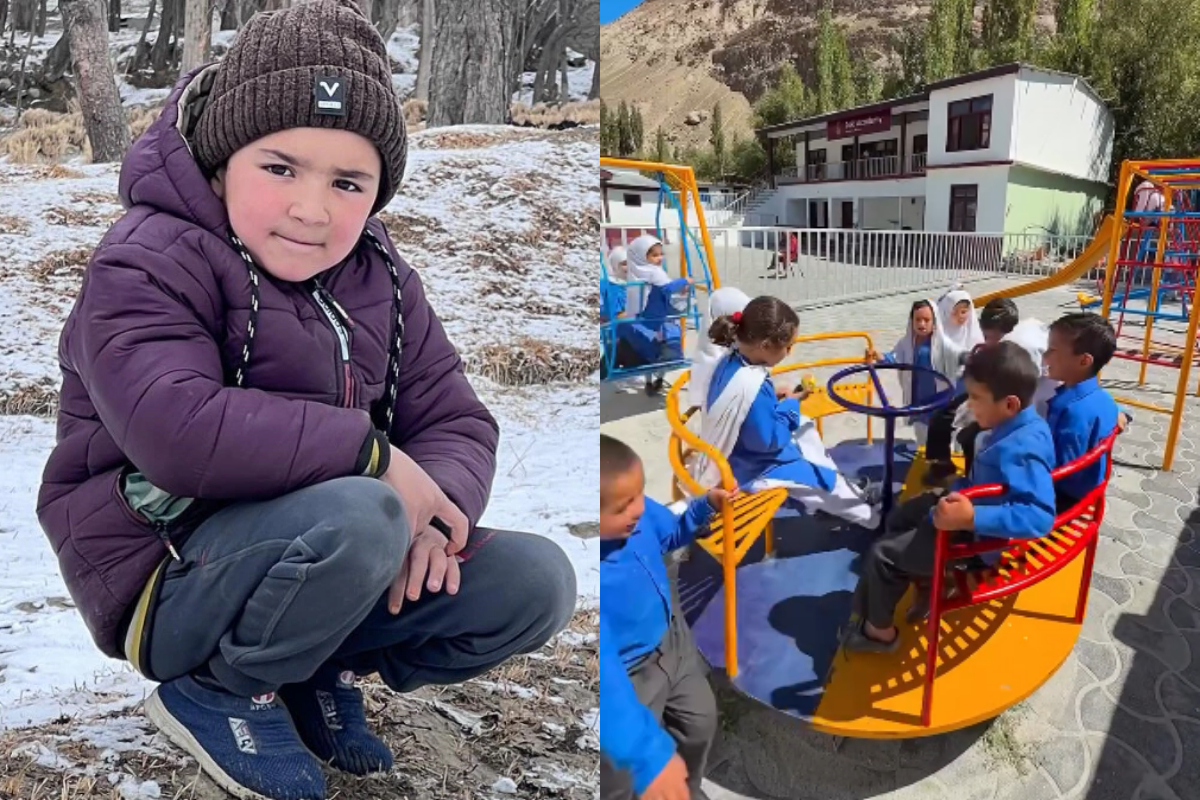 Young Vlogger Muhammad Shiraz Transforms Village School Using Social Media Earnings: Watch