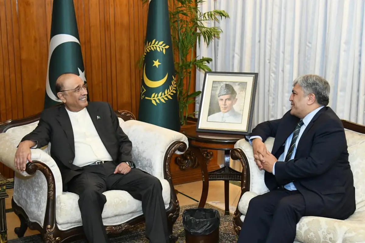 Ambassador-designate to the United Arab Emirates Calls on President Asif Ali Zardari